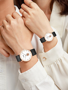 Montres à quartz romantiques <span class=keywords><strong>pour</strong></span> couples TOMI T072 T073, boîtier en alliage <span class=keywords><strong>de</strong></span> luxe, bracelet en cuir, montre <span class=keywords><strong>pour</strong></span> <span class=keywords><strong>cadeau</strong></span>, montres <span class=keywords><strong>pour</strong></span> amoureux, montres <span class=keywords><strong>pour</strong></span> affaires - Product Image 2