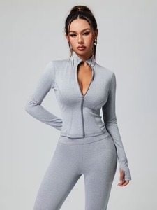 Seamless Compression Performance Set 2 Piece Plain <b>Workout</b> Bra and High Rise Supportive Yoga Tights Ladies Fitness Outfit - Product Image 2