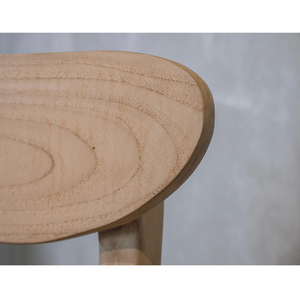 Tabouret de bar Devin en teck massif, style mid-century, pour hôtel - Product Image 5