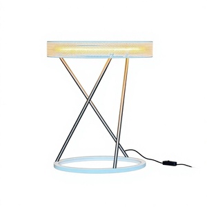 Decorative Modern Metal <b>Table</b> Lamp <b>LED</b> Night Light for Bedroom <b>Bedside</b> ETL Certified made in Vietnam - Product Image 1