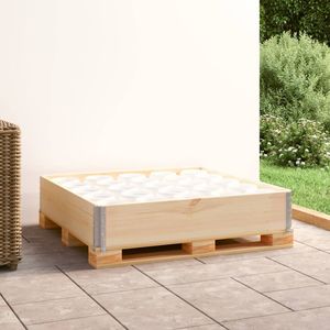 Collare Pallet in legno di pino massiccio 39.4 "x 39.4" per capannoni e stoccaggio - Product Image 1