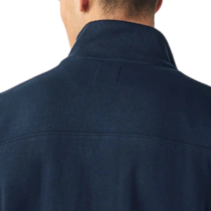 Chaleco Azul Marino para Hombre con Cierre, Chaqueta sin Mangas con Cuello Alto, Costuras Acolchadas, Prenda Exterior Ligera Informal para el Invierno - Product Image 3