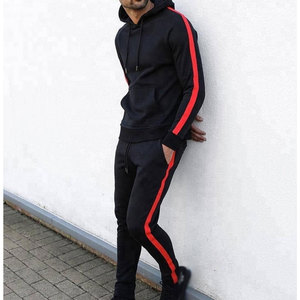 Survêtements de sport unisexes en molleton respirant polyester/coton épais 2-en-1 avec cordon de serrage et coupe ajustée, vente en gros - Product Image 1