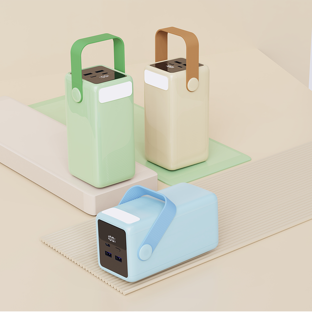 High Capacity 50000mAh Fast Charging Power Bank Smart Phone Charger with Portable ABS Flashlight Powerbank