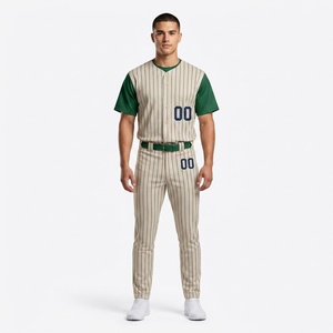 Uniforme de baseball professionnel pour hommes, maillot et pantalon personnalisés avec logo, vêtements de sport haute performance pour équipes, qualité supérieure, sur mesure - Product Image 1