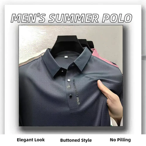 เสื้อเชิ้ตแขนสั้นผู้ชายแบบมีกระดุม ผ้ารักษ์โลก ระบายอากาศ แห้งเร็ว เหมาะสำหรับเล่นกีฬา ใส่สบายในฤดูร้อน ยืดหยุ่นสูง - Product Image 2