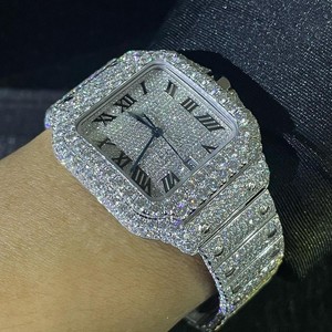 Reloj de Lujo Hecho a Mano, Edición Limitada, Joyería de Belleza Artística, Unisex, Clásico, Hip Hop, Mecánico Automático, ETA, Acero Inoxidable, 44MM - Product Image 6