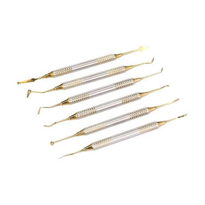 Juego de Espátulas de Resina Compuesta Dental de Acero Inoxidable de 6 Piezas, Certificado CE, Instrumentos Quirúrgicos Profesionales para Uso Hospitalario - Product Image 5