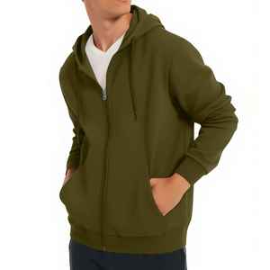 2026 Sweat-shirt à capuche Sherpa personnalisé, chaud, super épais et lourd, en polaire Sherpa duveteuse, avec fermeture éclair quart de tour, pour moi - Product Image 3