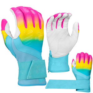 Gants de frappeurs de couleur unie populaires, vente en gros à prix abordable, service OEM, bonne qualité, double couture - Product Image 2
