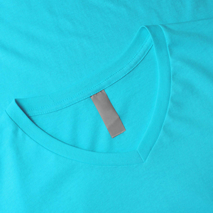 T-shirt col en V 100% Coton de Haute Qualité OEM, Coupe Classique Confortable, Personnalisé, Uni, Décontracté, Grande Taille, Respirant, Séchage Rapide, pour le Travail - Product Image 3
