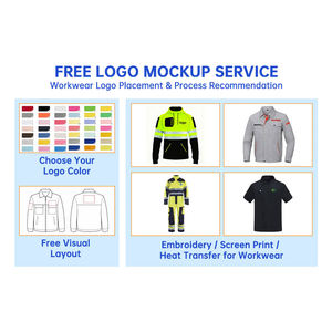 Gilet de sécurité réfléchissant et chemise haute visibilité personnalisables avec logo pour la protection routière, la construction et le contrôle du trafic – Vêtements de travail - Product Image 6