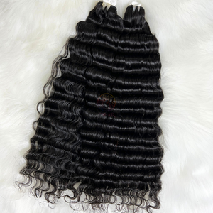 100% Extensiones de cabello humano vietnamita crudo Paquetes de ondas profundas para el mercado de EE. UU. Y el Reino Unido para el blanqueamiento-Estilo de ondas naturales - Product Image 3