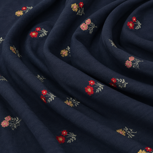 Tela vaquera de algodón con bordado para compradores de prendas de vestir, tela de encaje, tela para prendas de vestir, venta al por mayor, exportación, suministro de ropa de moda, Reino Unido - Product Image 6