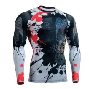 เสื้อกีฬาศิลปะการต่อสู้สำหรับฟิตเนส MMA BJJ grappling สำหรับฝึกในยิม - Product Image 1