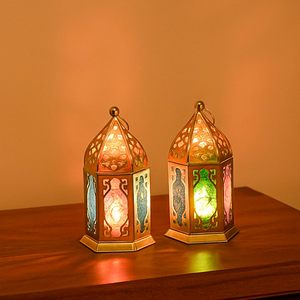 Farol Metálico de Alta Estabilidad para Iluminación Interior en Festivales, Ofrece Luz Cálida y Radiante para Reuniones Culturales Estacionales - Product Image 1