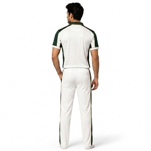 Uniforme de Cricket Personalizado con Doble Costura, Camiseta Deportiva Ligera, Transpirable, Antibacteriana y de Secado Rápido de Alta Calidad con OEM - Product Image 3