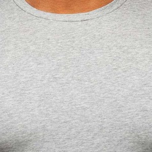 T-shirts Homme Grande Taille en Coton et Polyester, Col Rond, Manches Courtes, Respirants, Coupe Slim, Fitness, Couleurs Personnalisables OEM, Prix de Gros - Product Image 4