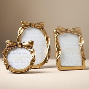 Stylish Gold Oval <b>Picture</b> <b>Frame</b> Decorative Display <b>Frame</b> for Photos Tabletop Wall <b>Mount</b> Elegant Home Hotel Restaurant Interior - Product Image 2