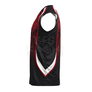 Uniforme de Voleibol Estampado de Alto Rendimiento, Suave y Cómodo, Tela 100% Poliéster de Secado Rápido, Diseño sin Mangas, Costuras Duraderas - Product Image 4