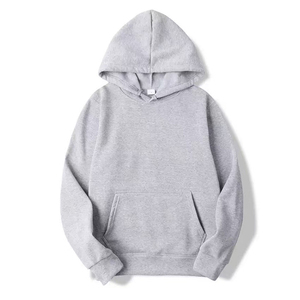 Men's <b>Black</b> Hooded 100% Cotton Breathable Oversized Pullover <b>Sweatshirt</b> with Pocket Winter Casual Wear - Product Image 4