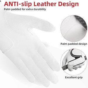 Gants de golf pour hommes Hardihood International de haute qualité, personnalisés avec logo, en cuir, écologiques et durables, pour les sports d'hiver - Product Image 6