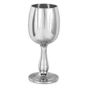 Verre à vin rouge plaqué or avec long pied et motif gravé – Vaisselle de haute qualité pour bar, restaurant ou usage domestique - Product Image 5