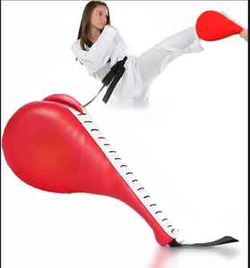 Protège-poignets de boxe doubles durables en cuir - Robustes et protecteurs - Product Image 2