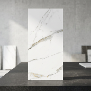 Carreaux de porcelaine vitrifiée effet marbre Cerrato 800x1600mm, finition brillante ou mate, résistants aux acides, antidérapants, qualité supérieure pour sol et mur - Product Image 1