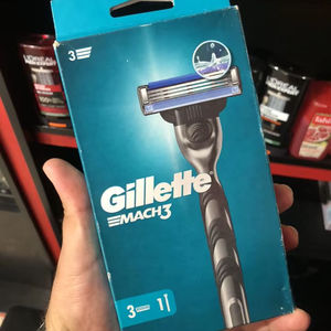 Gillette <strong>Mach</strong> <strong>3</strong> Men's <strong>Razor</strong> Blades, 12 Blade Refills for sale at wholesale price - Product Image 1