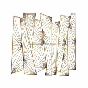 Décorations murales en métal aluminium tendance 2026 pour la maison, salon, arts muraux de luxe, faits à la main à bas prix en provenance d'Inde - Product Image 2