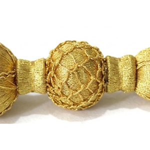 Grossiste en pampilles en fil d'or, pampilles métalliques dorées artisanales pour uniformes de cérémonie - Product Image 6