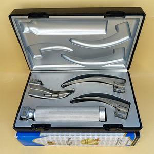 ชุดเครื่องมือตรวจกล่องเสียงแบบแมนนวล Lapa Laryngoscope Standard Macintosh 3 Blade 1-2-3 คุณภาพพรีเมียม สำหรับการผ่าตัด ใช้ในโรงพยาบาล อุปกรณ์การแพทย์ระดับมืออาชีพ - Product Image 1