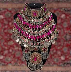 Proveedor Directo de Conjuntos de Joyería Afgana para Bodas y Fiestas, Nueva Edición para Adultos, Joyería Étnica Rara de Diseño Pashtun Afgano - Product Image 4