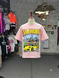 เสื้อยืดโอเวอร์ไซส์ลายกราฟิกสั่งทำพิเศษ ผ้าฝ้าย 100% สไตล์สตรีทแวร์สำหรับผู้ชาย เสื้อยืดพิมพ์ลายวินเทจ เนื้อผ้าหนา ใส่สบายสำหรับฤดูร้อน - Product Image 4