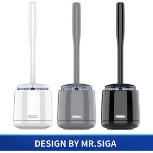 Portaescobillas de Inodoro Negro de Calidad Premium con Mango Sólido y Cerdas Duraderas para Limpieza del Baño, 1 Unidad - Product Image 2