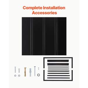 Toldo Metálico Fijo de 44 x 24 Pulgadas, Estructura Triangular de Acero Estable, para Puerta, Ventana, Entrada Exterior, Protección contra Sol, Lluvia y Nieve - Product Image 5