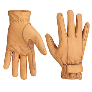 Gants de moto en cuir d'hiver, thermiques/isolés, protection UV, doigts entiers, respirants, imperméables |   Unisexe pour hommes, femmes et enfants - Product Image 2