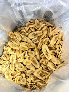 Vietnam factory price <b>Dried</b> Banana Chips Sliced Sweet Tropical Fruit Snack Bulk Packaging fruit food <b>vegetables</b> export - Product Image 1