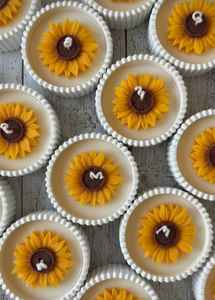 Vela Aromática de Cera de Soja en Frasco de Cerámica con Diseño de Girasol, Caja Personalizada, Aromaterapia, Pascua, Acción de Gracias, Hecha a Mano, Elegante, Venta al Por Mayor - Product Image 3