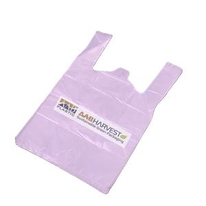 Sacs bon marché recyclables en plastique HDPE pour shopping T-shirt avec logo personnalisé et gravure pour supermarché - Product Image 1