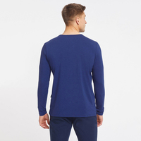 Chemises à manches longues pour hommes de qualité supérieure, style urbain, personnalisables, vierges, brossées et respirantes, vente en gros