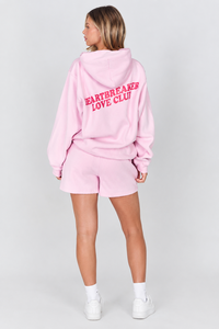 DTF Custom <b>Womens</b> Hoodie <b>Shorts</b> Set Polyester Cotton Casual Streetwear Personalized Print OEM Lounge Matching Two Piece Set - Product Image 5