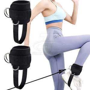 Sangles de cheville pour haltérophilie avec logo personnalisé, nouveau design 2026, sangles de cheville réglables en néoprène - Product Image 6