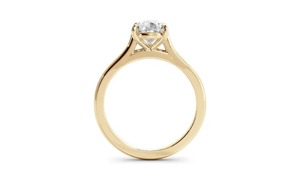 แหวนเพชรทรงหยดน้ำ 2.25 กะรัต เพชรเพาะเลี้ยง ทองคำขาว 14K 5 ขา แหวนหมั้นแบบโซลิแทร์ ของขวัญแต่งงานสำหรับผู้หญิง - Product Image 2