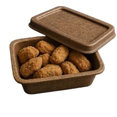 Eco Friendly Bran Food Storage <b>Jar</b> Heatable <b>Large</b> Capacity Kitchen Use Portable Modern Design Flip Top Lid Camping - Product Image 3