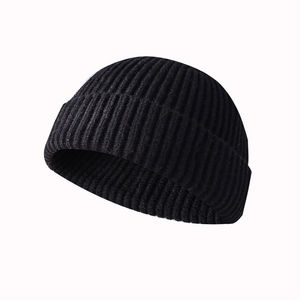 High Quality 100% Polyester Winter Beanie Hat OEM Plain Jacquard Beanies Windproof and Breathable Wholesale for Outdoor Use <b>Cap</b> - Product Image 1