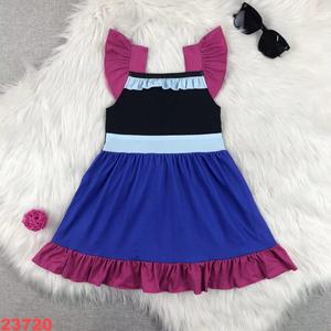 Logotipo personalizado Little Prince Dress Cute Kid Girl ODM Precio al por mayor Tela de seda de leche diseñada de fábrica para niños - Product Image 5