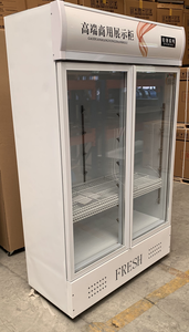 568L Drink Beverage Display Glass Two Doors <strong>Upright</strong> Display Refrigerators &amp; <strong>Freezers</strong> Cooler <strong>Freezer</strong> - Product Image 3