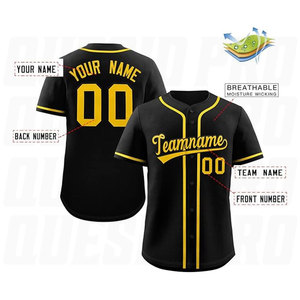 Camisetas de Béisbol Sublimadas Personalizadas de Alta Calidad, Camisetas de Béisbol con Botones, Ropa Deportiva de Moda, Ropa Casual para Equipos - Product Image 3